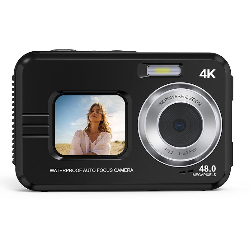 Outdoor Sports HD Dual Screen Photography Waterproof Camera