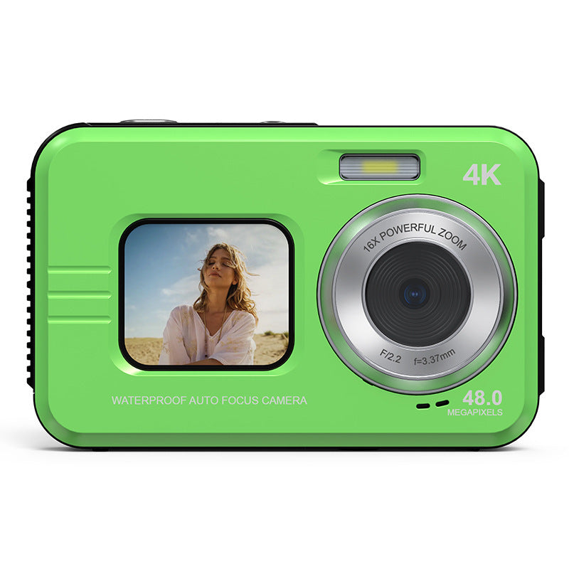 Outdoor Sports HD Dual Screen Photography Waterproof Camera